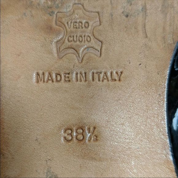 Barney’s Black Patent Leather Loafer w/ Horse bit Detail  Size:8.5 - Picture 5 of 5